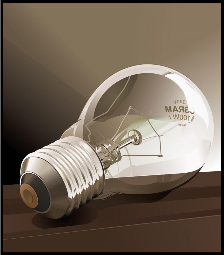 free vector 
								Vector Lightbulbs							