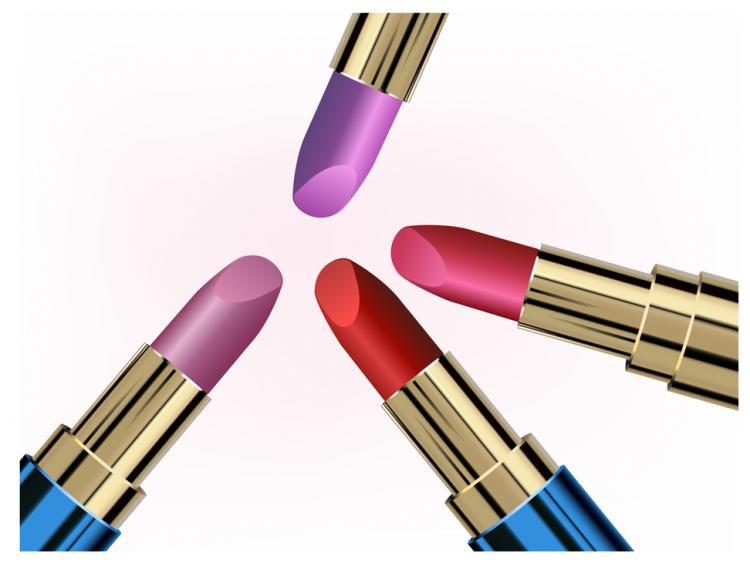free vector Vector lipstick texture material