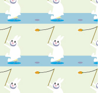 free vector Vector lovely cartoon tiled background material-1