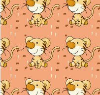 free vector Vector lovely cartoon tiled background material-2
