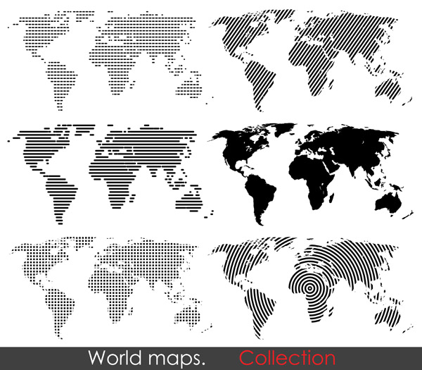 free vector Vector map of the world change the archive