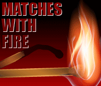 free vector Vector Matches With Fire