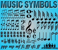free vector Vector Music Symbols