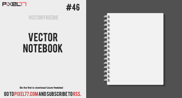 free vector Vector Notebook