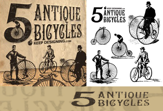 Old European Bicycle 274 Free Eps Download 4 Vector