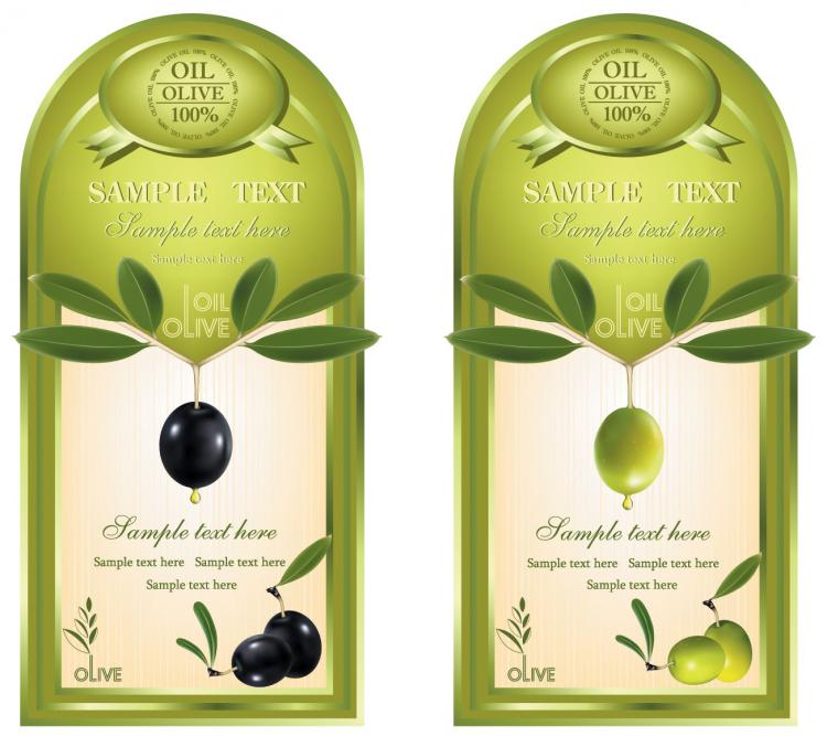 free vector Vector olive oil