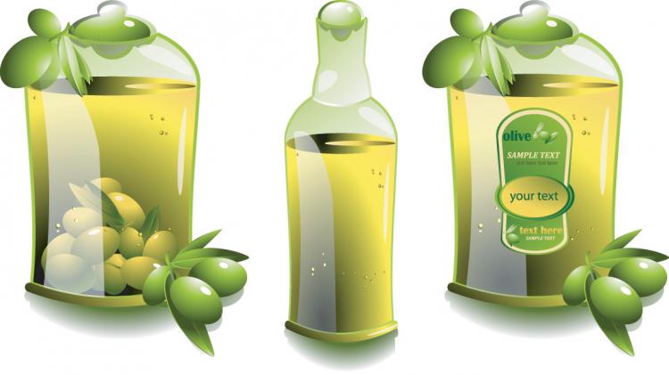 free vector Vector olive oil