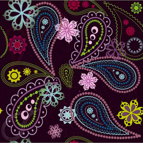 free vector Vector pattern cloth background color