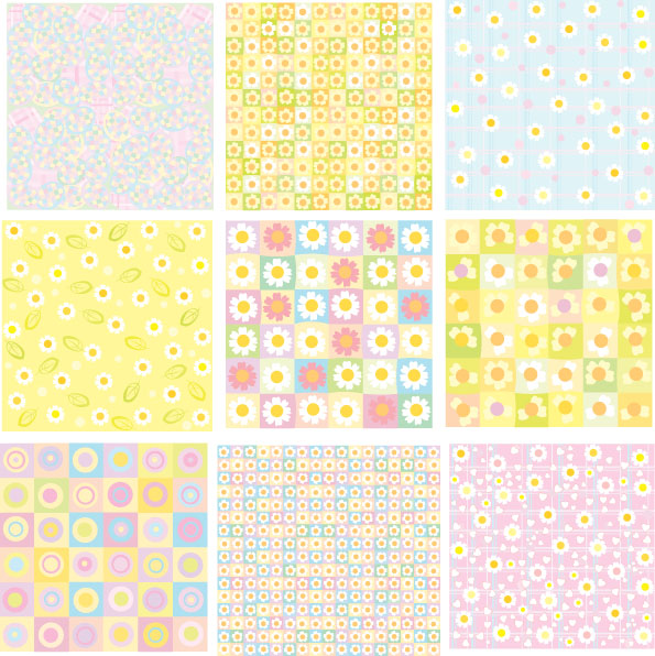 free vector Vector pattern practical background material -1