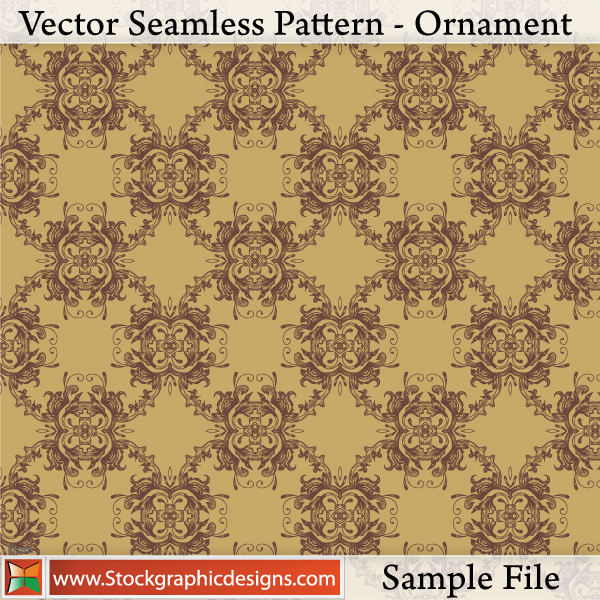 free vector Vector Seamless Pattern Ornament