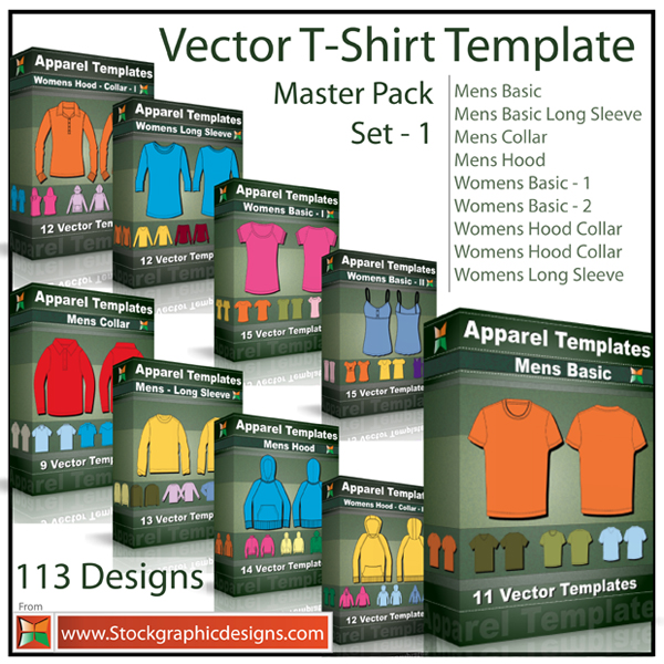 free vector Vector T-shirt Template