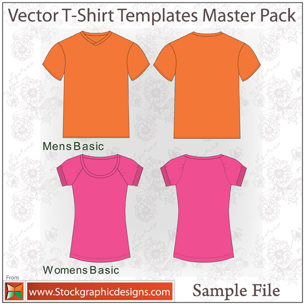 free vector Vector T-shirt Template