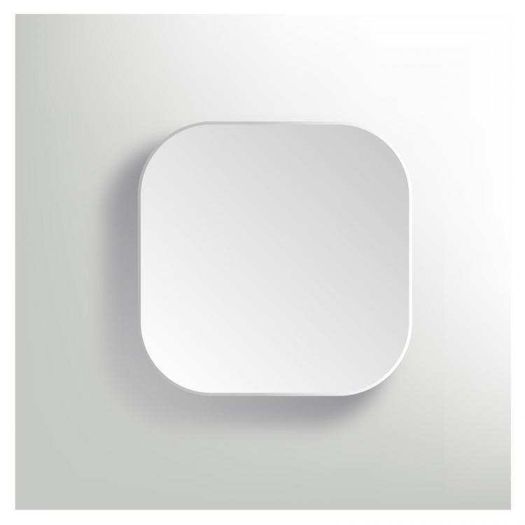 free vector Vector white blank button - app icon template