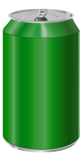 free vector Vectorscape Green Soda Can clip art