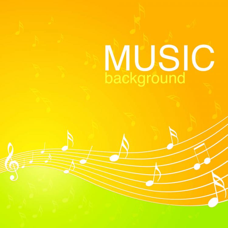 free vector Vibrant music background pattern 04 vector