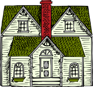 free vector Victorian House Coloured clip art