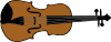 free vector Violin (colour) clip art