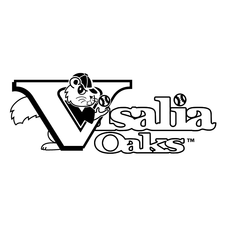 free vector Visalia oaks 0