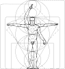 free vector Vitruvian Man clip art