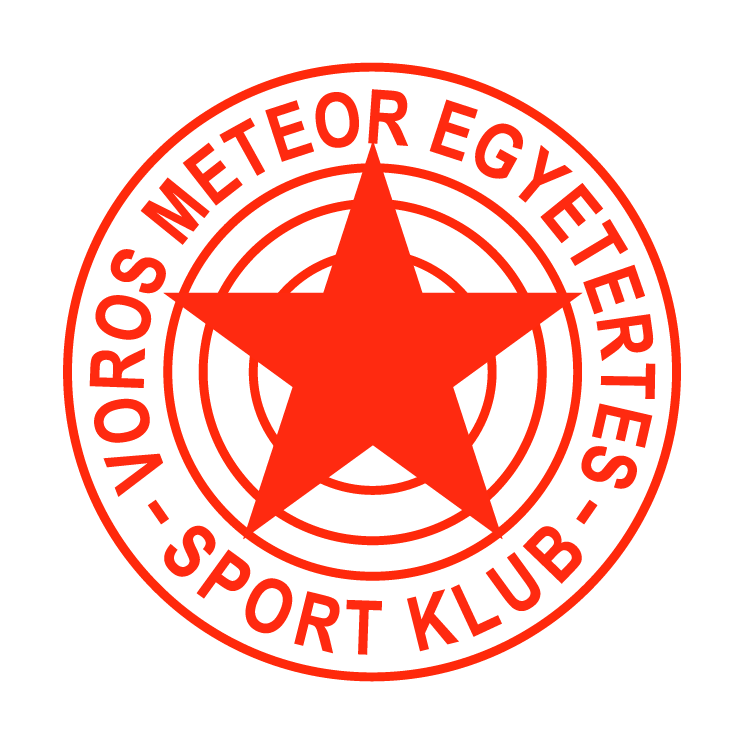 free vector Voros meteor egyetertes sport klub
