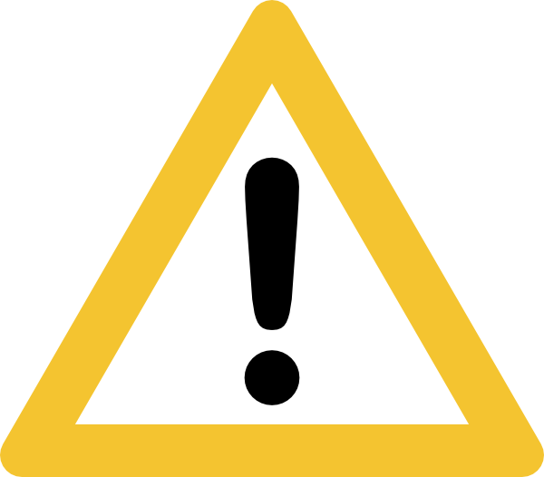 clip art warning signs - photo #6