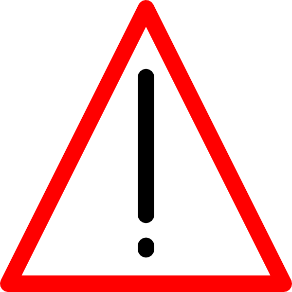 free vector Warning Sign clip art