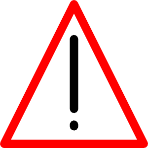 Warning Sign clip art (117306) Free SVG Download / 4 Vector