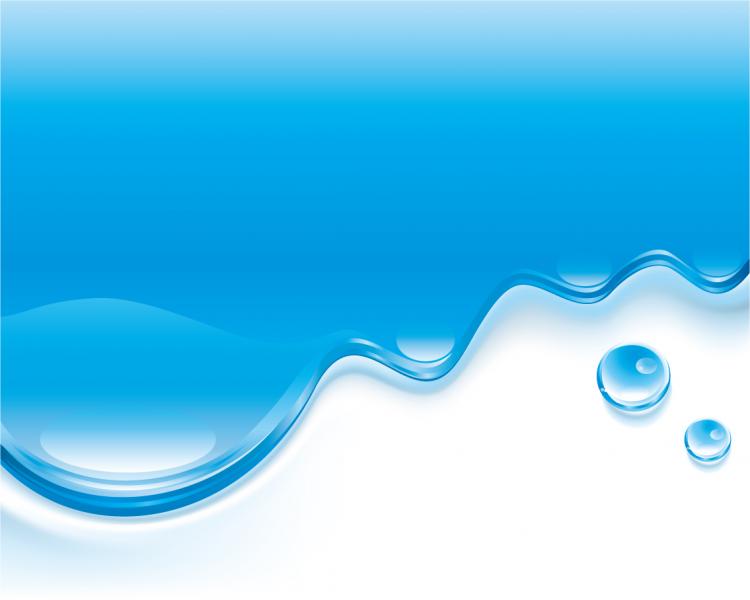 free vector Water and water droplets