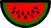free vector Watermelon Icon clip art