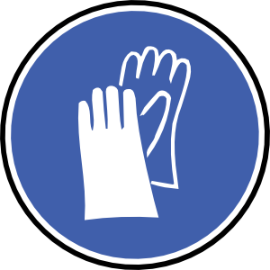 free vector Wear Gloves clip art