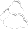 free vector Weather Clouds clip art