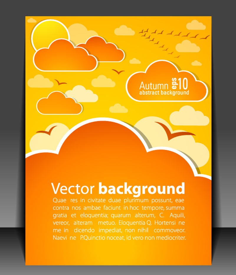 free vector Weather effects card 04 vector