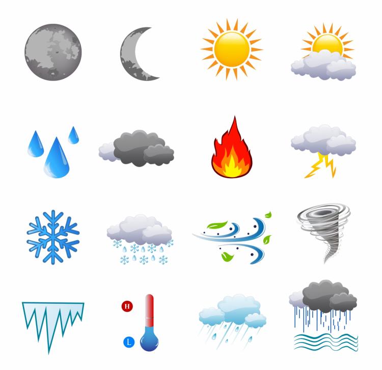 Weather Icons 133492 Free Ai Eps Download 4 Vector