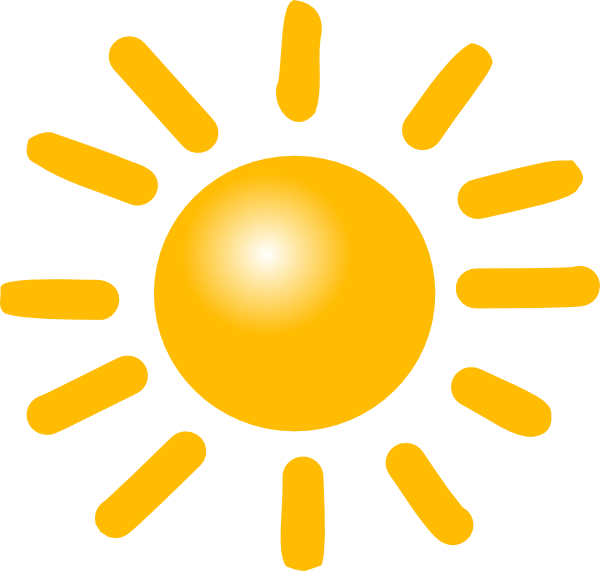 free vector Weather Sunny clip art
