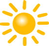 free vector Weather Sunny clip art