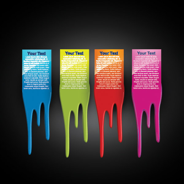 Web design colorful decorative elements (5872) Free EPS Download / 4 Vector