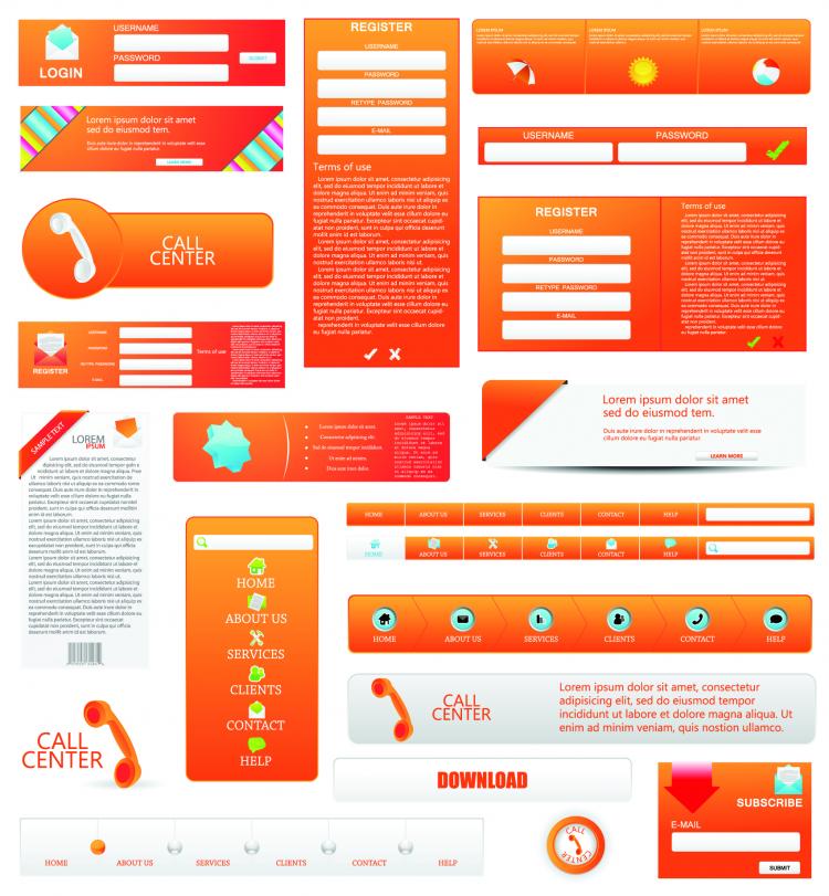 Download Web design elements (2576) Free EPS Download / 4 Vector