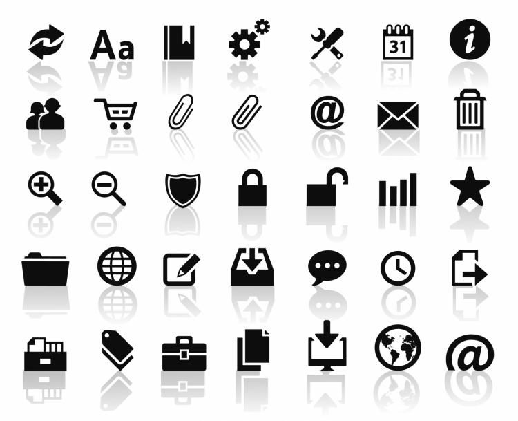 free vector Web icons