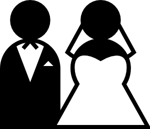 free vector Wedding Sign clip art