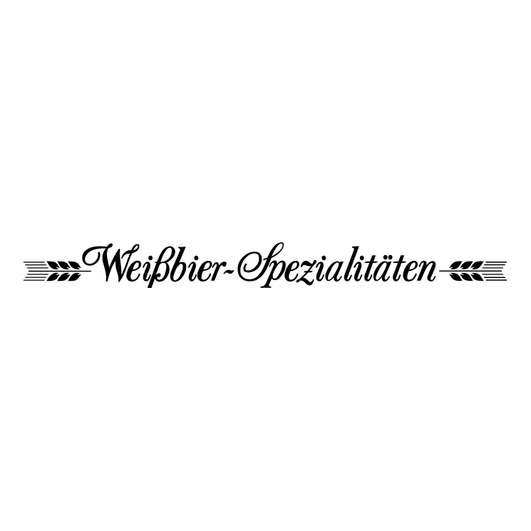 free vector Weibbier spezialitaten