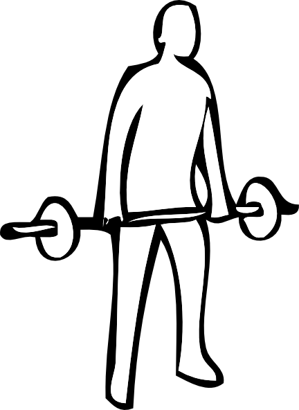 free vector Weight Lifting clip art