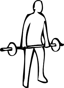 free vector Weight Lifting clip art