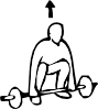 free vector Weight Lifting Outline Sports clip art