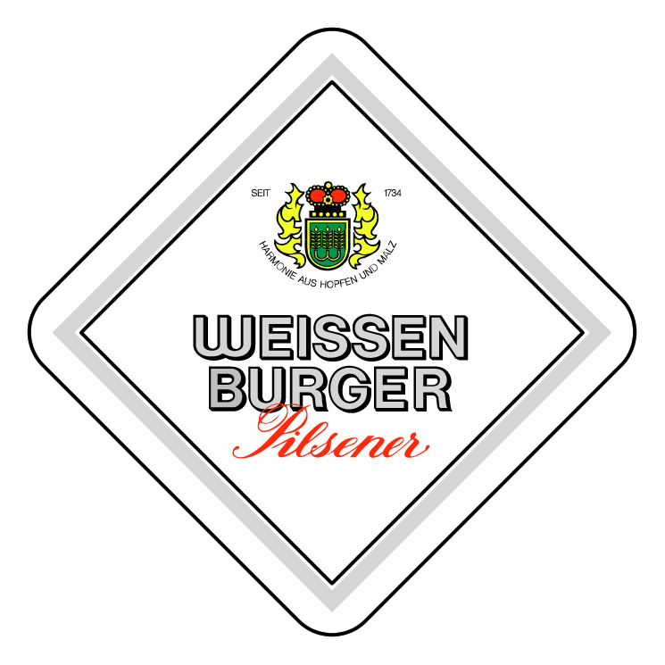 free vector Weissen burger pilsner