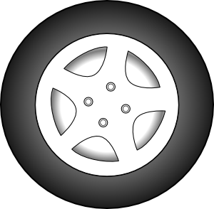 free vector Wheel Chrome Rims clip art