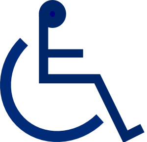 free vector Wheelchair Sign clip art