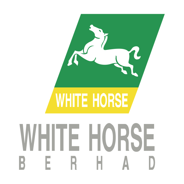 free vector White horse