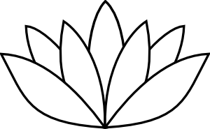 free vector White Lotus Flower clip art