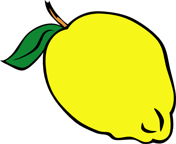 free vector Whole Lemon clip art