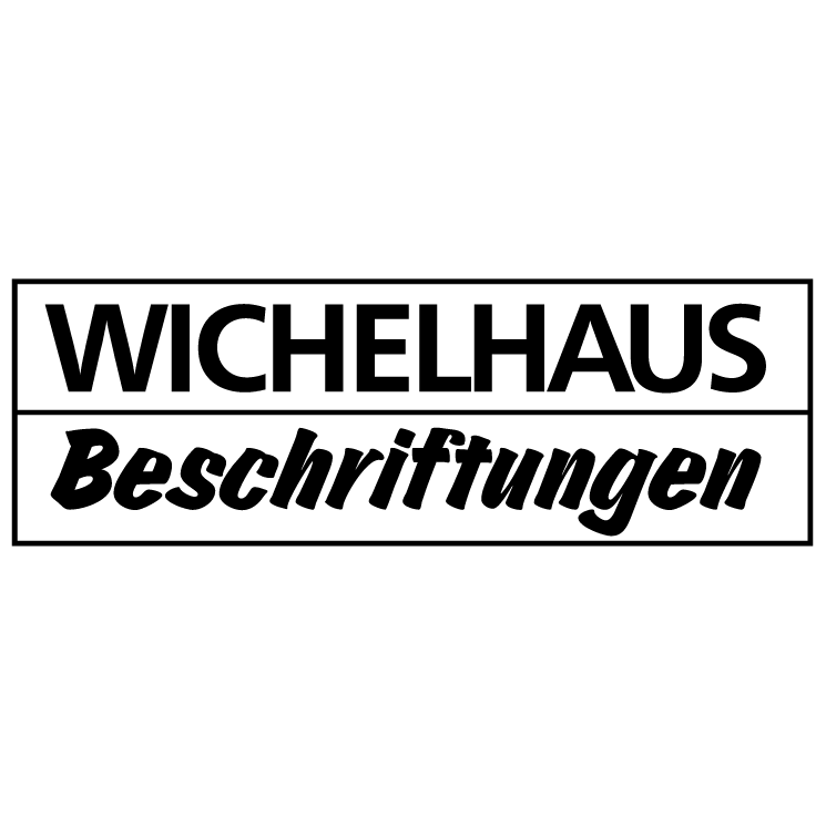 free vector Wichelhaus beschriftungen